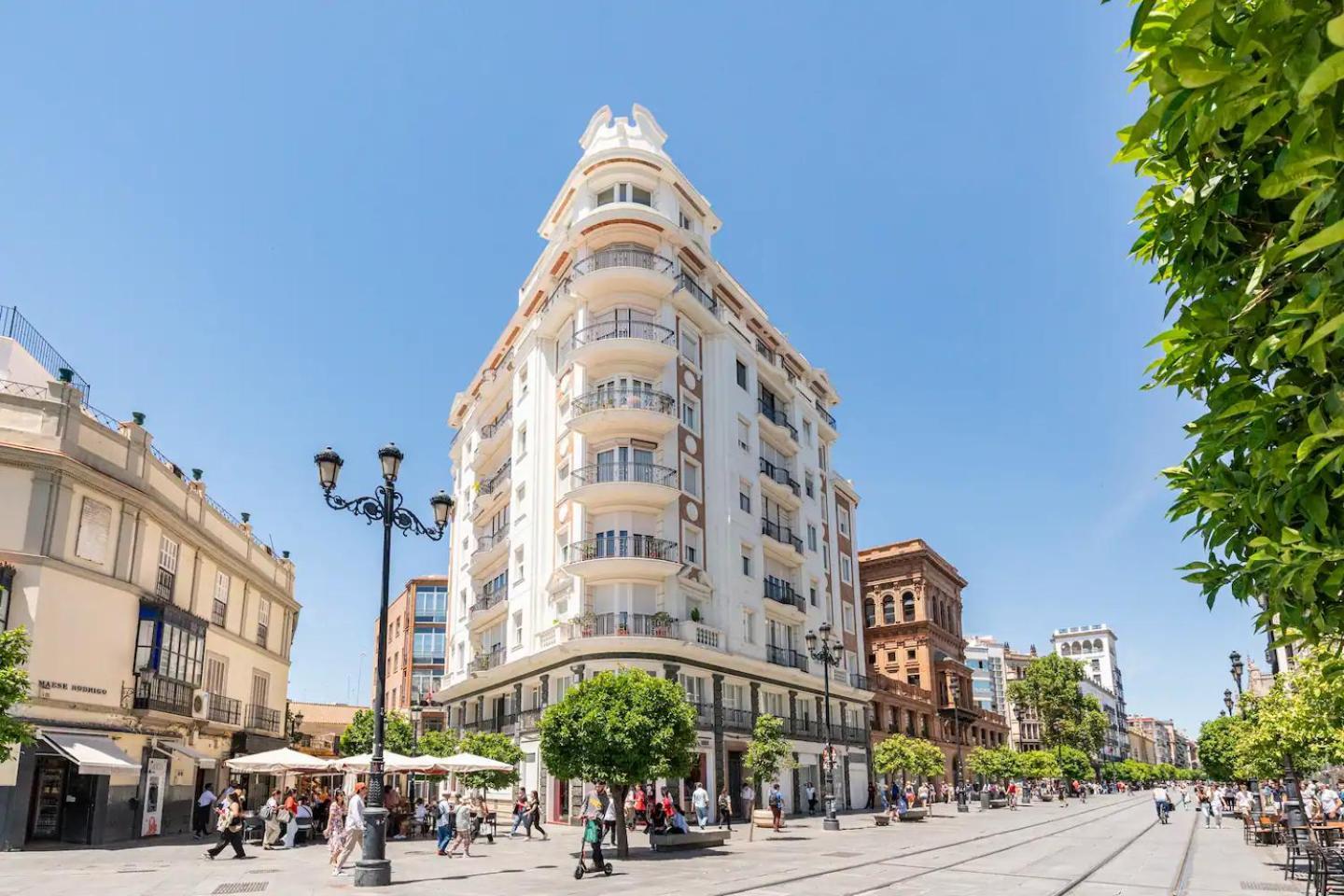 セビリアPuerta De Jerez II (Adults Only)アパートメント エクステリア 写真